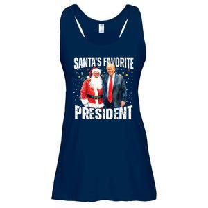 Santas Favorite President Trump 2024 Ladies Essential Flowy Tank