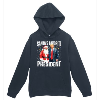 Santas Favorite President Trump 2024 Urban Pullover Hoodie