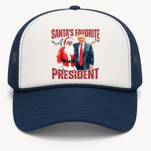 Santas Favorite President Trump 2024 Trucker Hat