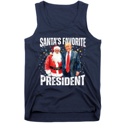 Santas Favorite President Trump 2024 Tank Top