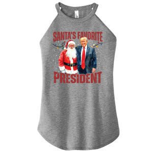 Santas Favorite President Trump 2024 Women's Perfect Tri Rocker Tank