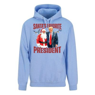 Santas Favorite President Trump 2024 Unisex Surf Hoodie