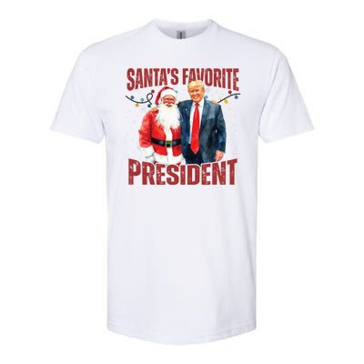 Santas Favorite President Trump 2024 Softstyle CVC T-Shirt