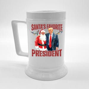 Santas Favorite President Trump 2024 Beer Stein