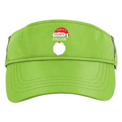 Santa's Favorite Paisan Funny Italian Christmas Gift Adult Drive Performance Visor