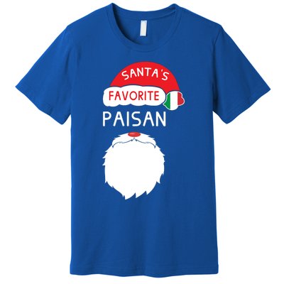 Santa's Favorite Paisan Funny Italian Christmas Gift Premium T-Shirt