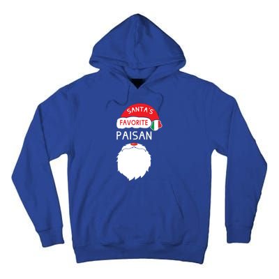 Santa's Favorite Paisan Funny Italian Christmas Gift Tall Hoodie