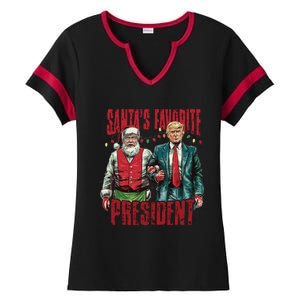 SantaS Favorite President Ladies Halftime Notch Neck Tee