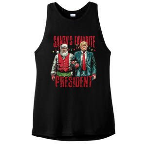 SantaS Favorite President Ladies PosiCharge Tri-Blend Wicking Tank