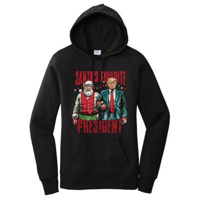 SantaS Favorite President Women's Pullover Hoodie