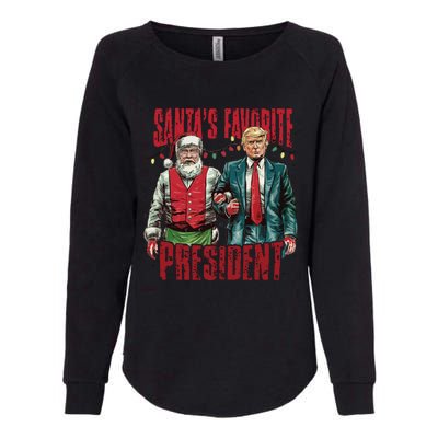 SantaS Favorite President Womens California Wash Sweatshirt