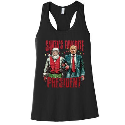 SantaS Favorite President Women's Racerback Tank