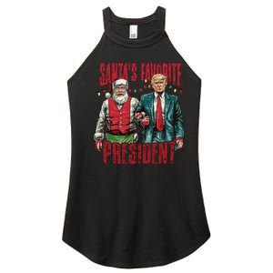 SantaS Favorite President Women's Perfect Tri Rocker Tank