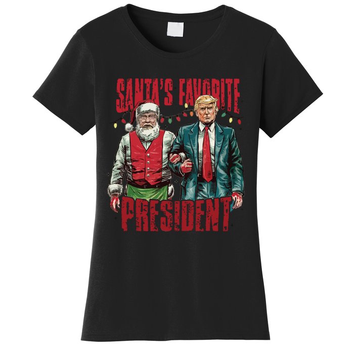 SantaS Favorite President Women's T-Shirt