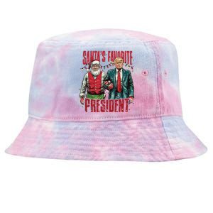 SantaS Favorite President Tie-Dyed Bucket Hat