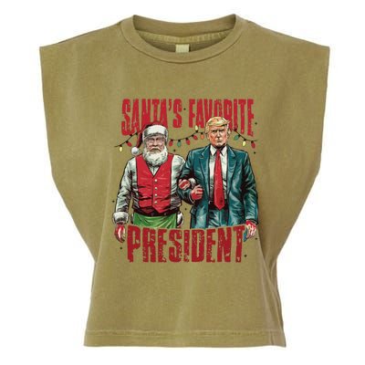 SantaS Favorite President Garment-Dyed Women's Muscle Tee