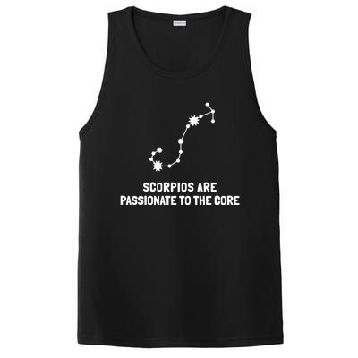 Scorpio Facts Passionate To The Core Funny Astrology Gift PosiCharge Competitor Tank