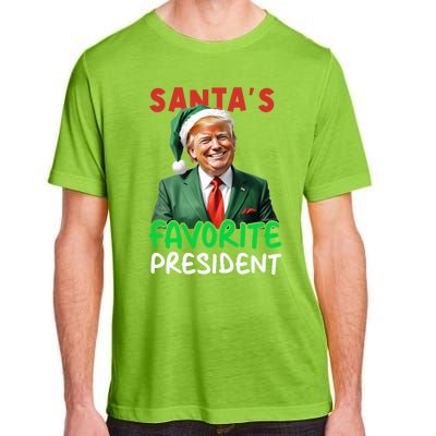 SantaS Favorite President Trump Christmas Santa Hat Gift Adult ChromaSoft Performance T-Shirt