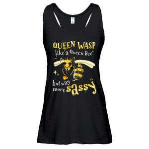 Sassy Fun Queen Wasp Like A Queen Bee But Way More Sassy Ladies Essential Flowy Tank