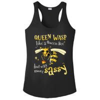 Sassy Fun Queen Wasp Like A Queen Bee But Way More Sassy Ladies PosiCharge Competitor Racerback Tank