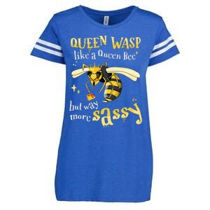 Sassy Fun Queen Wasp Like A Queen Bee But Way More Sassy Enza Ladies Jersey Football T-Shirt