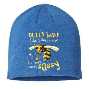 Sassy Fun Queen Wasp Like A Queen Bee But Way More Sassy Sustainable Beanie