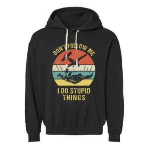 Skydiving Funny Quote Design For A Skydiver Garment-Dyed Fleece Hoodie