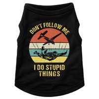 Skydiving Funny Quote Design For A Skydiver Doggie Tank