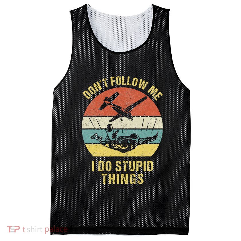 Skydiving Funny Quote Design For A Skydiver Mesh Reversible Basketball Jersey Tank