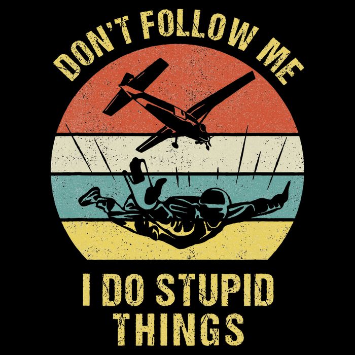 Skydiving Funny Quote Design For A Skydiver Poster