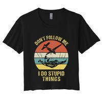 Skydiving Funny Quote Design For A Skydiver Crop Top