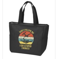 Skydiving Funny Quote Design For A Skydiver Zip Tote Bag