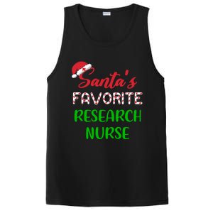 Santas Favorite Research Nurse Funny Chritsmas Gift PosiCharge Competitor Tank