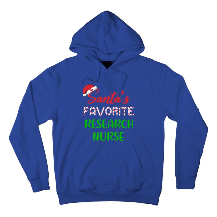 Santas Favorite Research Nurse Funny Chritsmas Gift Hoodie