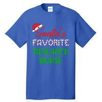 Santas Favorite Research Nurse Funny Chritsmas Gift Tall T-Shirt