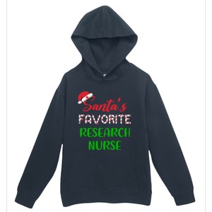 Santas Favorite Research Nurse Funny Chritsmas Gift Urban Pullover Hoodie