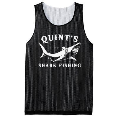 Shark Fishing Retro Vintage QuintS Shark Fishing Est. 1975 Mesh Reversible Basketball Jersey Tank