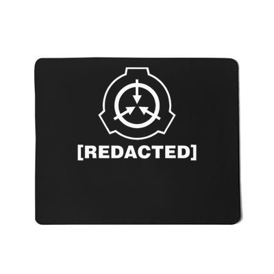 Scp Foundation [redacted] Mousepad