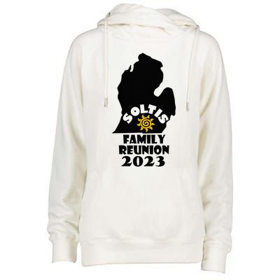 Soltis Family Reunion Womens Funnel Neck Pullover Hood