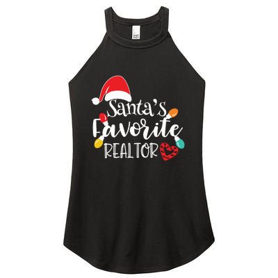 Santas Favorite Realtor Christmas Realtor Women's Perfect Tri Rocker Tank