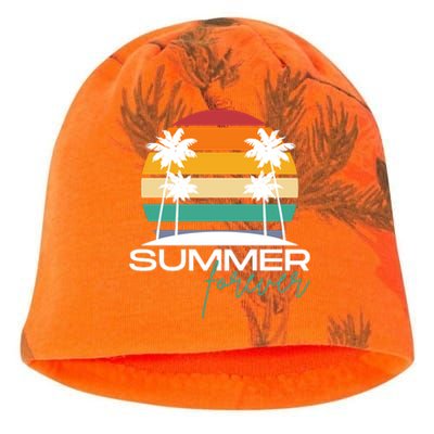 Summer Forever Retro Sunset Tropical Kati - Camo Knit Beanie