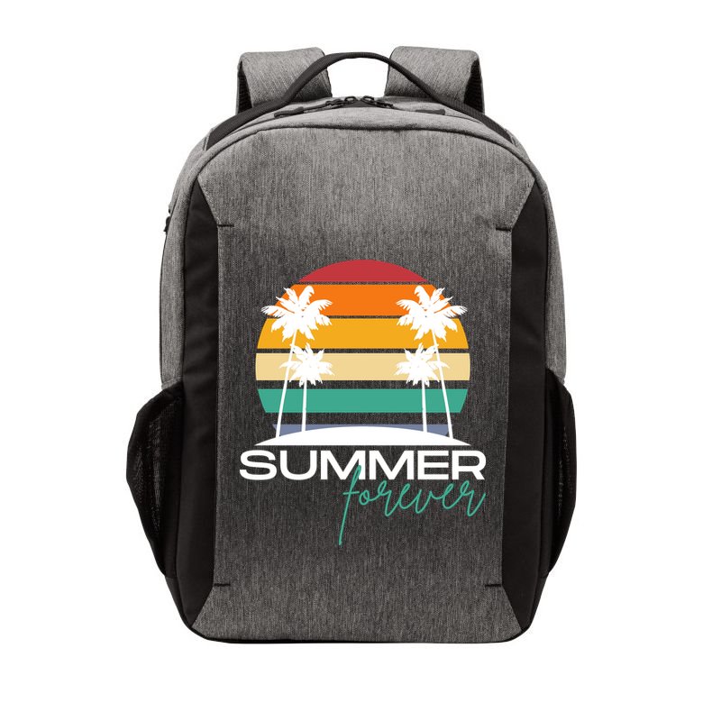 Summer Forever Retro Sunset Tropical Vector Backpack