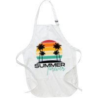 Summer Forever Retro Sunset Tropical Apron