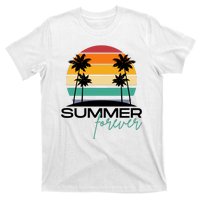 Summer Forever Retro Sunset Tropical T-Shirt