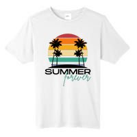 Summer Forever Retro Sunset Tropical Tall Fusion ChromaSoft Performance T-Shirt