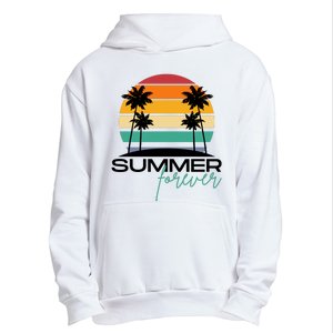 Summer Forever Retro Sunset Tropical Urban Pullover Hoodie