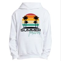 Summer Forever Retro Sunset Tropical Urban Pullover Hoodie