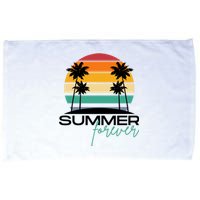 Summer Forever Retro Sunset Tropical Microfiber Hand Towel