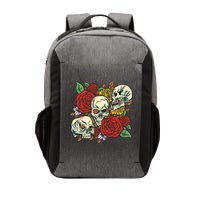 Skull Floral Rose Vector Backpack