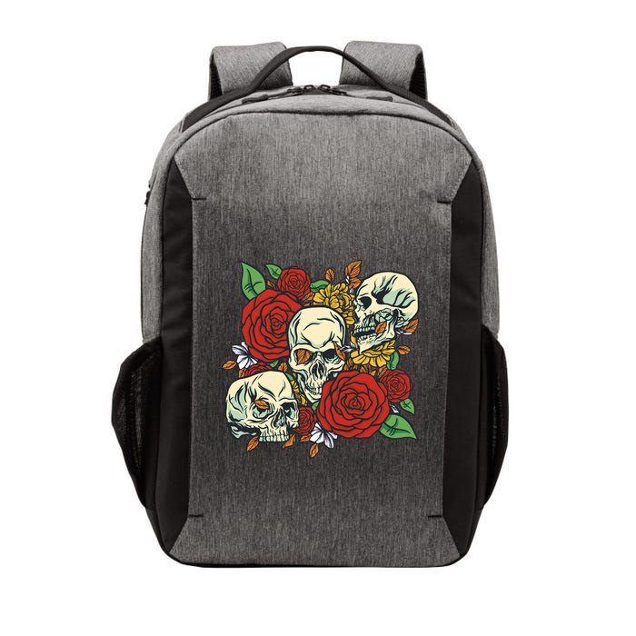 Skull Floral Rose Vector Backpack